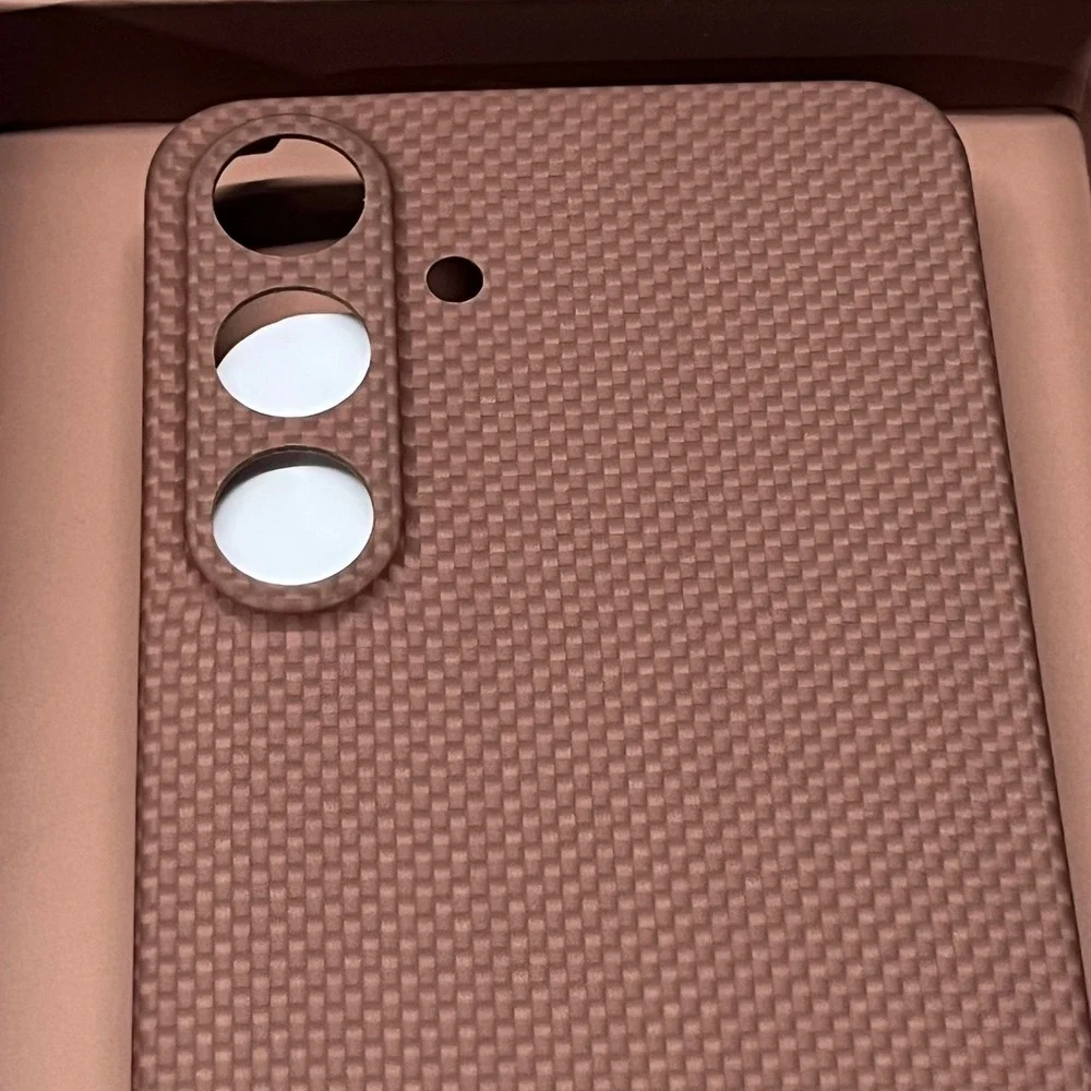 Latercase Carbon Fiber Phone Case Samsung Galaxy S25 Plus‎ Coffee Thin Open Box